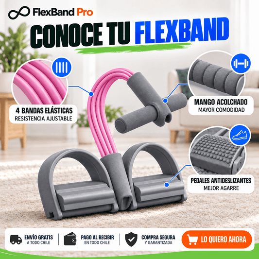 FlexBand Pro™ - Lo sacas y empiezas, donde estés