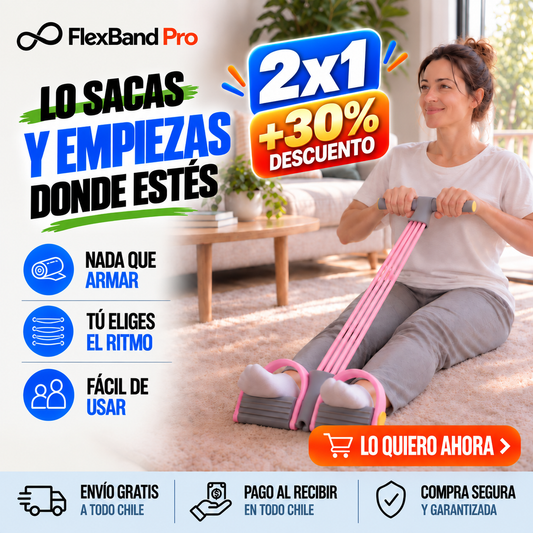 FlexBand Pro™ - Lo sacas y empiezas, donde estés