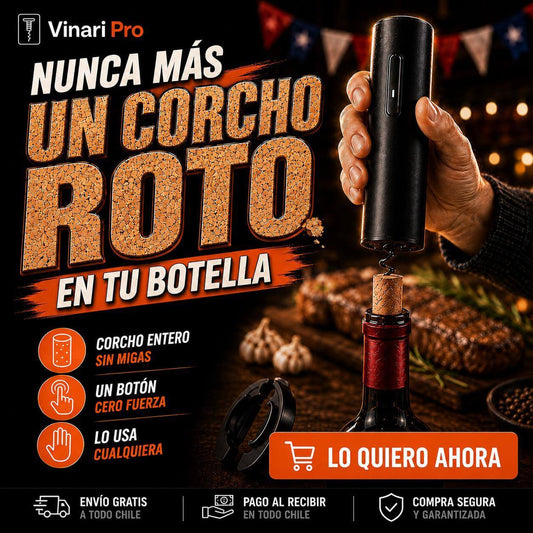 Vinari Pro - Nunca más un corcho roto en tu botella